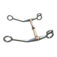 thumbnail image 4 of 1Pc Mouth Horse Tack Horse Bit Stainless Steel Horse Bit Full Cheek Snaffle Bit Copper Mouth Horse Tack 12*18cm, 4 of 9