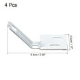thumbnail image 2 of Bifold Door Hardware, 4-Pack Bi-Fold Door Surface Aligner, Bifold Closet Door Hardware Repair Part Kit, 2 of 4