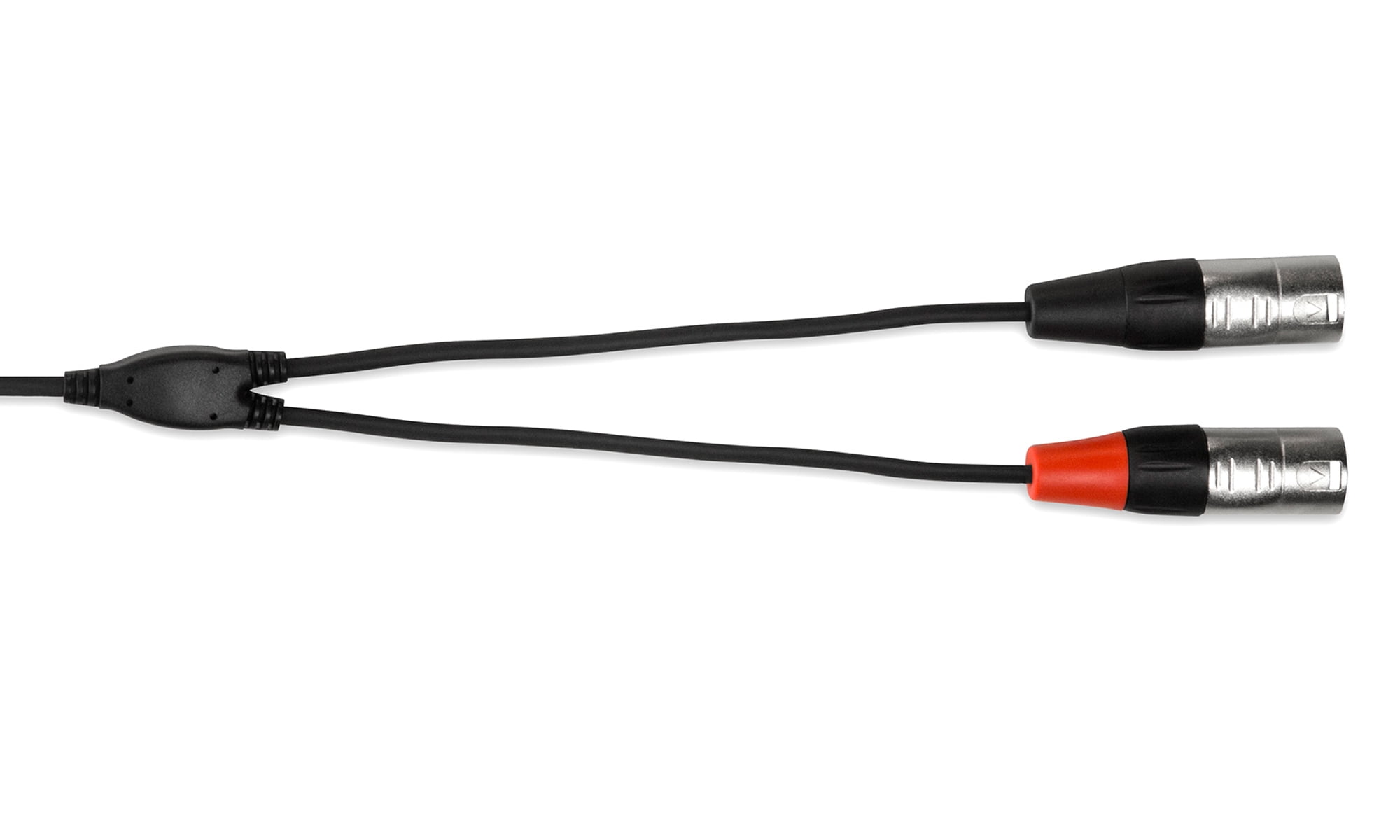 Hosa HMX-010Y Pro Stereo Breakout REAN 3.5 mm TRS to Dual XLR3M 10 ft