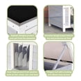 thumbnail image 4 of Caseta para gatos TRIXIE para exteriores, resistente a la intemperie, con suelo elevado, gris, 4 of 5