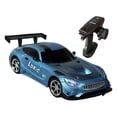thumbnail image 3 of Coche de control remoto a escala 1/43, regalo de cumpleaños, premium, fácil de controlar, duradero, práctico, modelo de coche de control remoto. Azul claro, 3 of 8