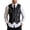 Black, variant on Slim Fit Men's Striped Suit Vest Single Waistcoat Elegant British Casual Business Jacket