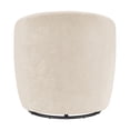 thumbnail image 4 of NPD Furniture Regina Velvet Swivel Accent Arm Chair in Dainty Cream, 4 of 12