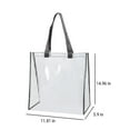 thumbnail image 3 of Yhmxh Transparent Handbag Bath Swimming Bag Gift Gift Book Handbag Beach Bag Shopping Bag Shoe Storage Storage Bins Closet Organizers and Storage Storage Containers, 3 of 6