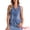 Light Blue, variant on Womens Denim Vest V Neck Button Down Jean Waistcoat Jacket S Blue