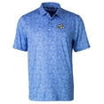 thumbnail image 2 of Men's Cutter & Buck Blue Omaha Storm Chasers DryTec Pike Constellation Print Stretch Polo, 2 of 3
