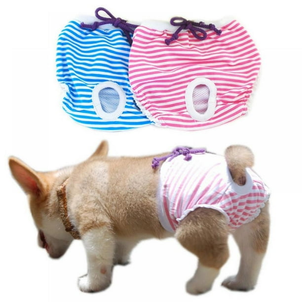 Summark 2 Pack Female Dog Diaper Reusable Washable Durable Absorbent