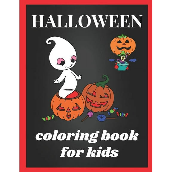 Halloween coloring book for kids: Halloween coloring book for kids ages 4-8 (Paperback)