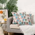 thumbnail image 6 of Unique Bargains Geometric Pillow Covers Linen Decorative Cushion Cases Colorful 20" x 20", 6 of 6