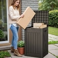 thumbnail image 6 of Homall 53 Gallon Package Delivery Boxes, Waterproof Outdoor Resin Mailbox for Packages With Lockabla Lid, Outdoor Storage Parcel Box for Outside, 6 of 7