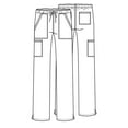 thumbnail image 7 of Cherokee Workwear Professionals Women's Scrubs Pant Mid Rise Straight Leg Drawstring WW160, 7 of 7