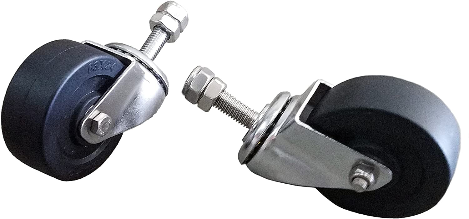 Ultimate Washer Replacement Castors for BE 18", 20", 24" Stainless Steel Surface Cleaners, 2-Pack