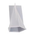 thumbnail image 3 of jifeng Modèle de Résine de Cône Modèles en Silicone Pyramidal pour Porte-Diy, Fabrication de Bougies, Cône Hexagonal de Bijoux, 3 of 9