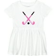 thumbnail image 3 of Inktastic Field Hockey Sticks Girls Baby Dress, 3 of 5