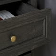 thumbnail image 4 of SAFAVIEH Sondra Traditional 2 Drawer Nightstand,Distressed Black/Gold, 4 of 14