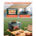 thumbnail image 5 of Outdoor Oven 2-in-1 Portable Gas Camping Stove Oven Combo Adjustable Fire, 5 of 11