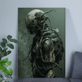 thumbnail image 3 of Nature-Machine Hybrid Figure - Biopunk Sci-Fi Wall Art Full Size The Golden Shop, 3 of 5