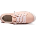 thumbnail image 2 of Women's Slip-On Canvas Sneakers - Lightweight Low Top Casual Walking Shoes with Comfortable Flat Sole（Pink 6）, 2 of 6