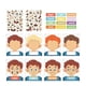 thumbnail image 5 of Niños Aprendizaje socioemocional DIY Manualidades Triste Feliz Enojado Expresar Emociones Caras Pegatinas Juegos Caras Juegos para Picnic Viajes, 5 of 9