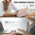 thumbnail image 5 of MoKo Case for iPad 10.2 iPad 9th Generation 2021/ iPad 8th Generation 2020/ iPad 7th Generation 2019, Auto Wake/Sleep Slim Stand Hard Back Smart Cover for iPad 10.2 inch, Rose Gold, 5 of 10