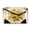 Cream Sunflowers, variant on Women's Leather Clutch Handbags- Removable Shoulder Straps Leather Crossbody Bag(2-in-1), Night Dragonfly