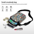 thumbnail image 7 of HELLHERO Astronaut Skateboard Pattern Shoulder Purse Lightweight Adults for Outdoor Travel Daily Use 4.33"x1.97"x7.09", 7 of 7