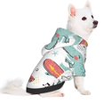 thumbnail image 2 of Bingfone Music Lover Dinosaur Dog Clothes Hoodie, Pet Winter Coat,Puppy Sweatshirts For Small Dogs Boy Girl,Suitable For All Breeds-Small, 2 of 8