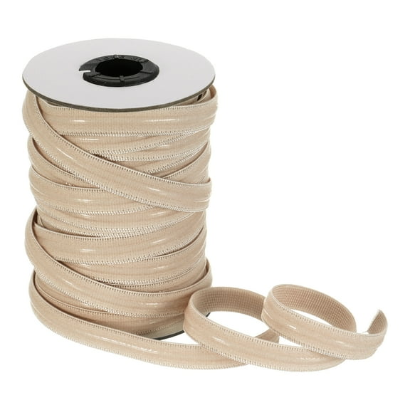 Non-Slip Elastic Band,3/8 Inch x 20 Yards Skin Color Polyester Silicone Stretch Band