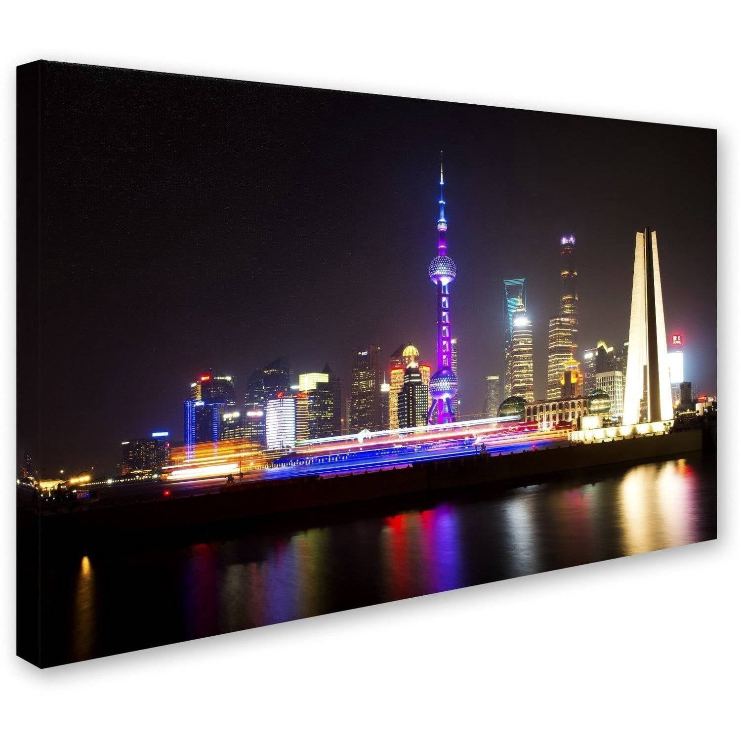Trademark Fine Art "Shanghai City" Canvas Art by Philippe Hugonnard