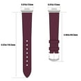 thumbnail image 4 of Leather Replacement Strap Sports Watch Strap Wristband Compatible for HUAWEI Watch FIT Smart Watch, 4 of 6