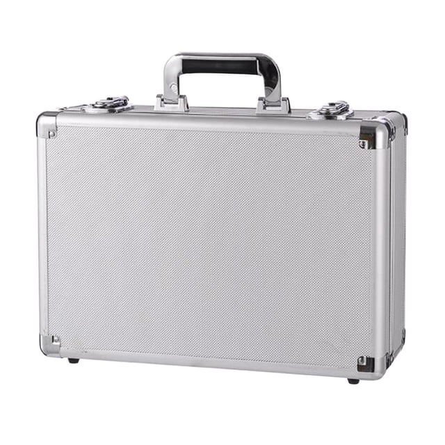 TISHITA Tool Storage Box Solid Musical Instruments with Zipper Aluminum Storage Case