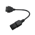 thumbnail image 4 of Sidaley Conector de cable de escáner negro Amplia compatibilidad Lectura de código fácil Diagnóstico Adaptador OBD II Accesorios para motos, 4 of 6