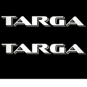Tracker Boat Decals 58882 | Targa Logo White Stickers (Pair)