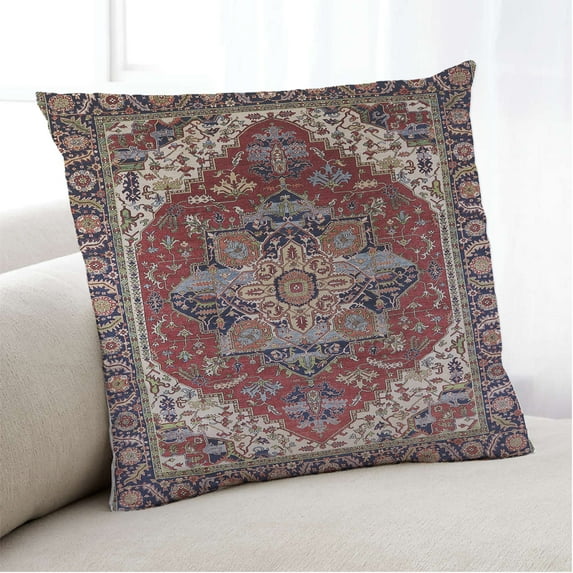 Ahgly Company Indoor Square Mid-Century Modern Throw Pillow, 18 inch by 18 inch