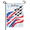 Garden Flag-1, variant on Patriotic Planters Garden Flag 12×18in Double Sided, 4th of July Holiday Theme, Seasonal Outdoor Lawn, Yard and Farmhouse Patriotic Decor