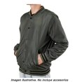thumbnail image 4 of Chamarra George Talla EG Lisa Estilo Baseball Verde, 4 of 4