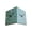Blue, variant on ANXPTIME Decorative Wall Clocks Sensors Light Square Double Sided Corner Wall Clock