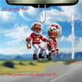 thumbnail image 5 of Creative Acrylic Flat Pendant Christmas Tree Backpack Pendant Pendant (Red), 5 of 5