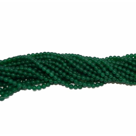 Onyx Loose Gemstone Beads Strand - 6mm Green Agate Gemstone, Loose Beads, Round, Loose Beads, 15 inch Loose Strand