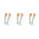 thumbnail image 3 of Qarigey 1 par de calcetines a rayas hasta la rodilla de arcoíris transpirables, calcetines antideslizantes flexibles, botas, medias para disfraz de Type1 NO1 Qarigey CBP288834, 3 of 6