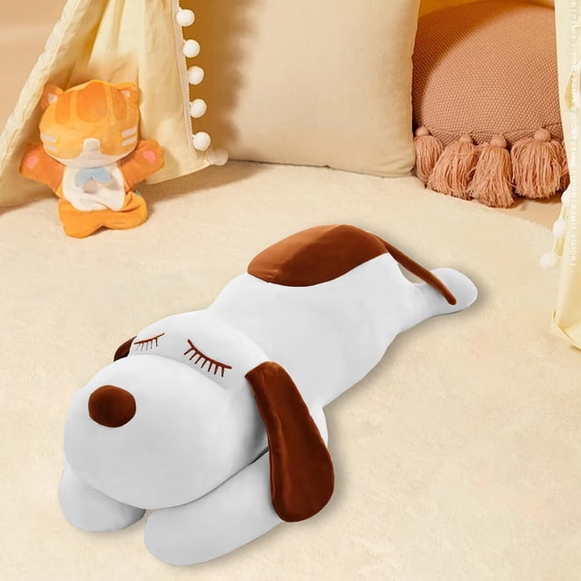 Meitianfacai Adorable Dog Toy - Soft And Cuddly Available In Two Sizes Ideal For Children For Sleep And Play Lightweight And Portable Easy To Clean