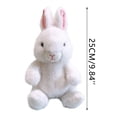thumbnail image 3 of JeashCHAT Easter Bunny Plush Toy, 10 Inch Soft Stuffed Rabbit Animal Doll for Kids, Cute Easter Gifts, Easter Basket Stuffers, Party Favors, Home Decor, 3 of 6