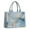 Blue Marble Gold, variant on Large Capacity Tote Bag,Black Marble Gold Wave Pattern Handbag Fashion Luxury Tote Bag,15.7"x13"x 5.1" Inches,Laptop Compatible