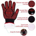 thumbnail image 3 of Gants de Barbecue Antidérapants en Silicone pour Barbecue, Four, Four, Gants de Cuisson Résistants à la Chaleur, Gants de Cheminée, Gants de Cheminée, Gants de Cheminée jusqu'à 800 ° C (Rouge), 3 of 8