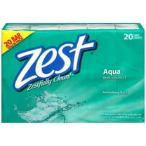 Zest Bar Soap Aqua 4oz Bar Soaps - 20 Bars