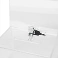 thumbnail image 2 of Acrylic Donation Box - Box for Voting, Charity, Polls, Surveys, Sweepstakes, Contests, Advice, Tips, Reviews, 2 of 5