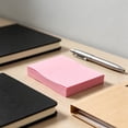 thumbnail image 5 of Large Sticky Notes,100 Sheets Tearable Reminder Note for Office Desk & Household Message Recording | 3x2 Inch Colorful Note Pads | to Do Lists,Pink, 5 of 7