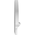 thumbnail image 4 of Ekena Millwork 24"W x 18-3/4"H x 2-3/4"P Half Round Sunburst Architectural Grade PVC Combination Pediment, 4 of 7