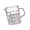 3, variant on Borosilicate Glass Measuring Cup Microwave Safe Clear Scale Baking Cooking