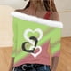 thumbnail image 4 of Xuyuer Valentine Shirt Women Love Heart Graphic Sloping Shoulder Suspender Shirt Funny Valentine's Day Gift Shirts Love Tops, 4 of 7